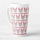 Wees mijn liefdesmonster latte mok (Linkerhoek)