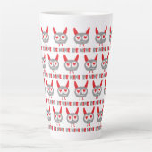 Wees mijn liefdesmonster latte mok (Voorkant)