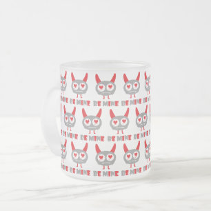 Wees mijn liefdesmonster matglas koffiemok