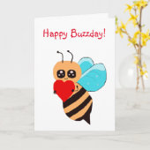 Wees mijn liefdesverjaardag kaart (Gele Bloem)