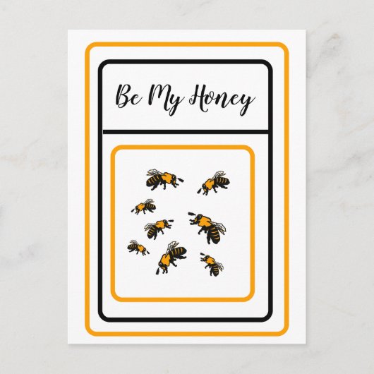 Wees mijn liefje briefkaart (Voorkant)