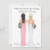 Wees mijn Maid of Honor Aankondiging (Voorkant)