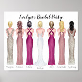 Wees mijn Maid of Honor Aankondiging Poster (Voorkant)