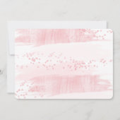 Wees mijn Maid of Honor Pink Blush Gold-Waterverf Kaart (Achterkant)