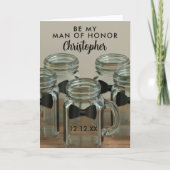 Wees mijn man van eer verzoek voorstelkaart (Voorkant)