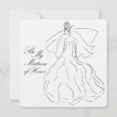 Wees mijn matron van eer kaart (Voorkant)