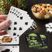 Wees Mijn Mens Alien Design Pokerkaarten (Insitu)