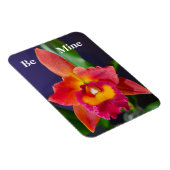 Wees mijn Oranje orchidee Flexible Magnet Magneet (Rechterzijde)