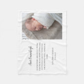 Wees mijn peetmoeder dank u foto fleece deken (Voorkant)