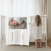 Wees mijn peetmoeder dank u foto fleece deken