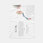 Wees mijn peetvader dank u foto fleece deken (Voorkant)