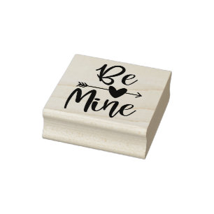 Wees mijn pijltje door de Valentijnsdag van het ha Rubberstempel
