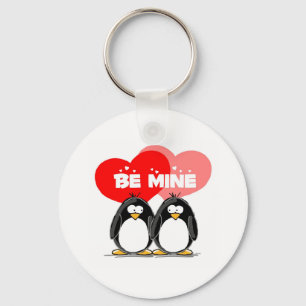 Wees mijn pinguïns sleutelhanger