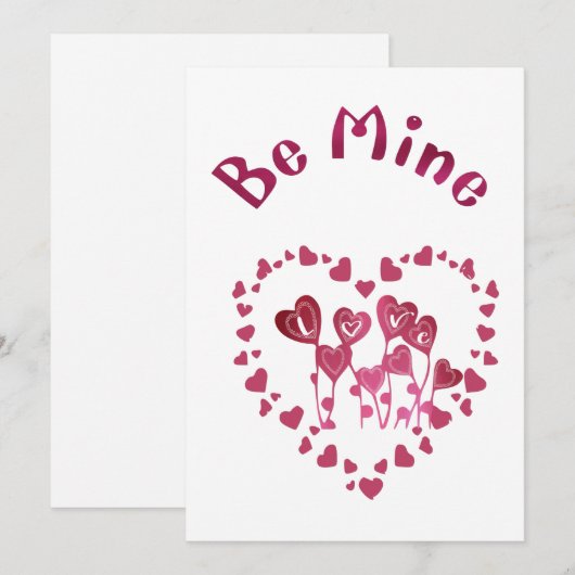 Wees mijn platte kaart (Voorkant / Achterkant)