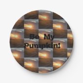 Wees mijn pompoen! papieren bordje (Voorkant)