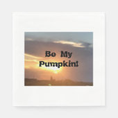 Wees mijn pompoen! servet (Voorkant)