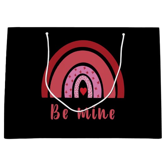 Wees mijn regenbooghartValentijnsdag waar ik van h Groot Cadeauzakje (Voorkant)