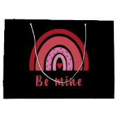 Wees mijn regenbooghartValentijnsdag waar ik van h Groot Cadeauzakje (Achterkant)