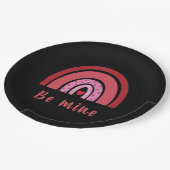 Wees mijn regenbooghartValentijnsdag waar ik van h Papieren Bordje (Gekanteld)