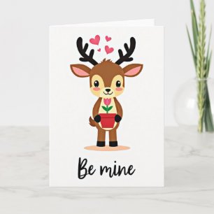 Wees Mijn Rendier Liefdeskaart Kaart