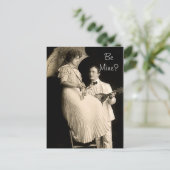 Wees mijn serenade briefkaart (Staand voorkant)