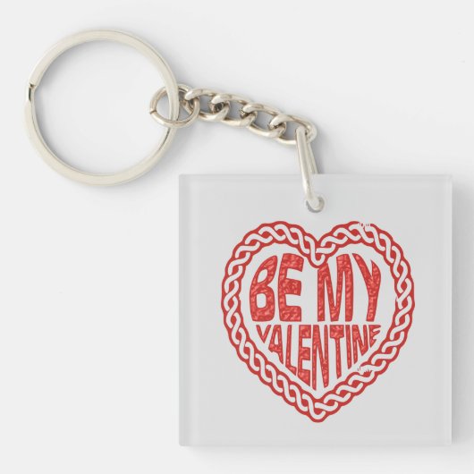 Wees mijn sleutelrol sleutelhanger (Voorkant)