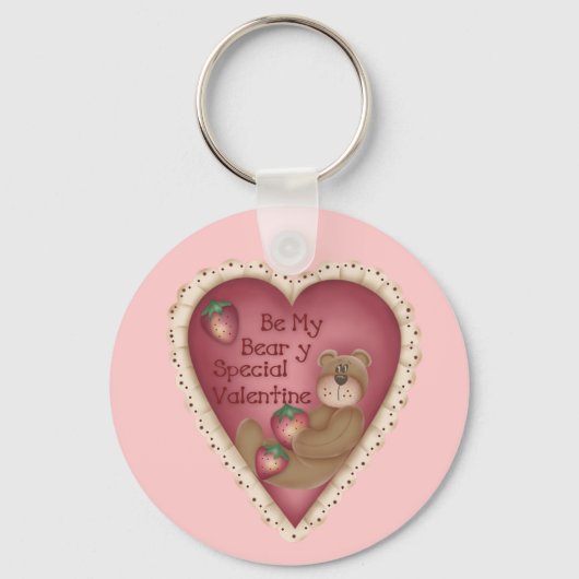 Wees mijn speciale Valentijn Sleutelhanger (Voorkant)