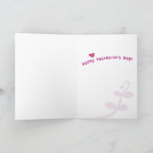 Wees mijn Sweet Pea Valentijnsdag Kaart (Binnen)