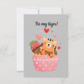 Wees mijn tijgertijgertijgervalentijn kaart (Voorkant)