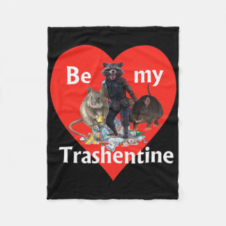 Wees mijn Trashentine - Trash Gang - Team Trash Va Fleece Deken