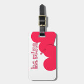 Wees mijn twee harten Valentijn Luggage T Bagagelabel (Voorkant verticaal)