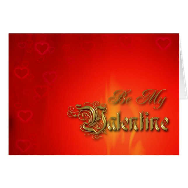 Wees mijn valentijn (Voorkant Horizontaal)