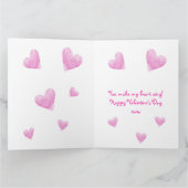 Wees Mijn Valentijn Aquarel Parijs Eiffeltoren Kaart (Binnen)