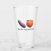 Wees mijn Valentijn augplant man van een vriend. Glas (Voorkant)