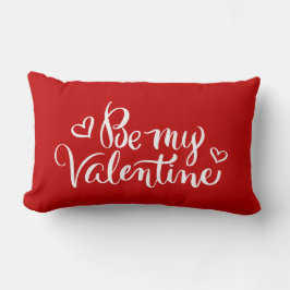 Wees mijn Valentijn borstel kalligrafie Kussen