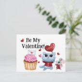 Wees mijn Valentijn Briefkaart (Staand voorkant)