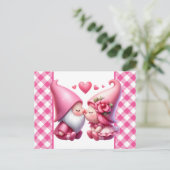 Wees mijn Valentijn Briefkaart (Staand voorkant)