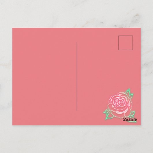 Wees mijn Valentijn Briefkaart (Achterkant)