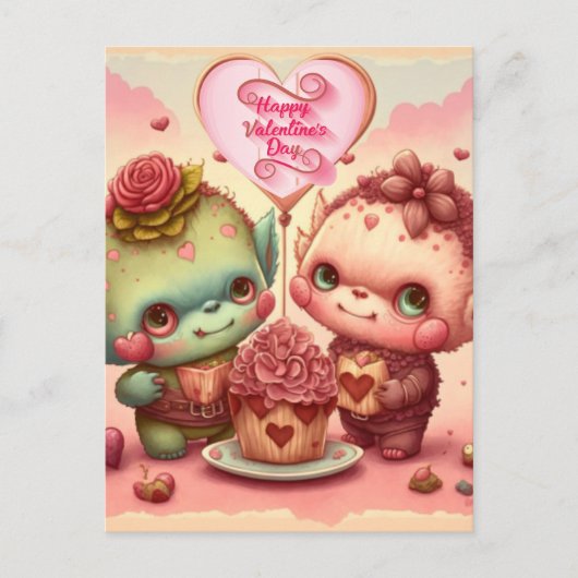 Wees mijn valentijn briefkaart (Voorkant)