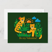 Wees mijn Valentijn! Briefkaart (Voorkant / Achterkant)