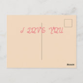 Wees mijn valentijn briefkaart (Achterkant)