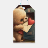 Wees mijn valentijn cadeautje label cadeaulabel (Voorkant)