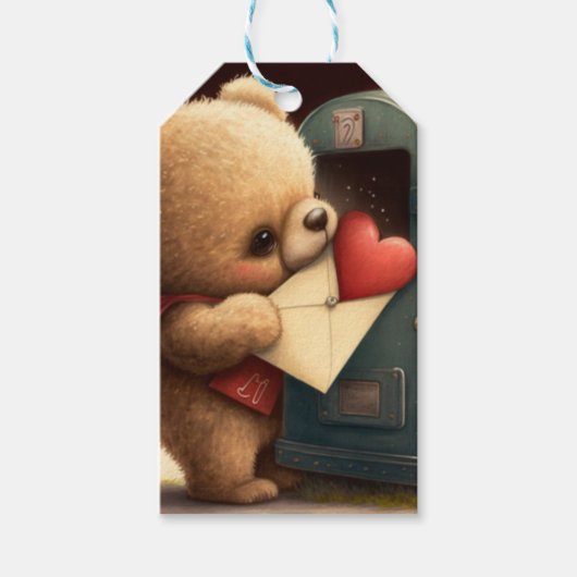 Wees mijn valentijn cadeautje label cadeaulabel (Voorkant)