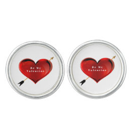 Wees Mijn Valentijn Cufflinks Manchetknopen