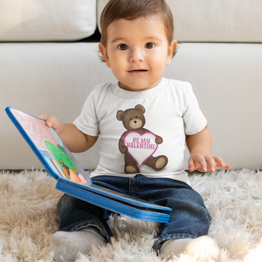 Wees mijn Valentijn Cute  Beer Stuffed Animal Romper