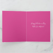 Wees mijn Valentijn  Cute Teddy Bear Kaart (Binnen)