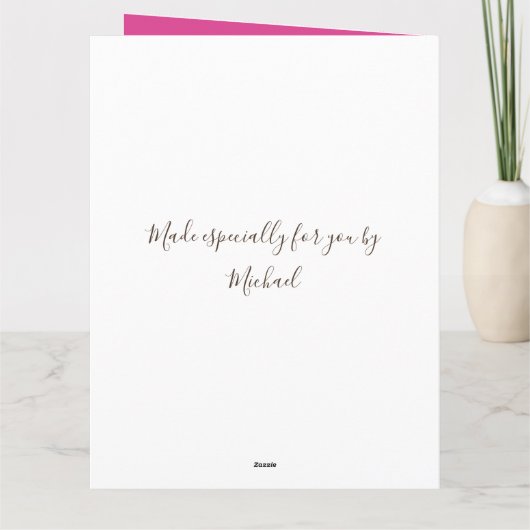 Wees mijn Valentijn  Cute Teddy Bear Kaart (Achterkant)