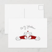 Wees mijn Valentijn Dachshund Briefkaart (Voorkant / Achterkant)