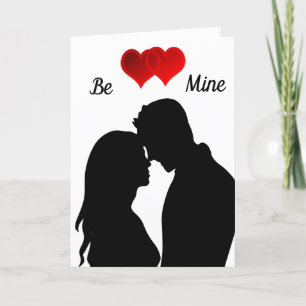 Wees mijn Valentijn dag kaart