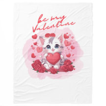 Wees mijn valentijn deken